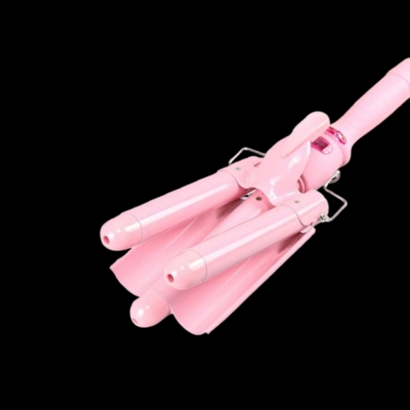 Pink Triple Barrel Hair Waver/Curler - Picture 2 of 5